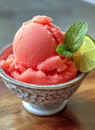 Easy Watermelon Sorbet