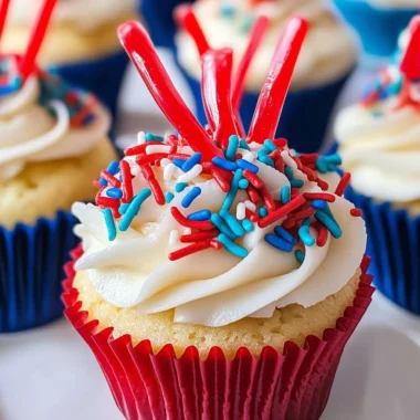 Firecracker Cupcakes