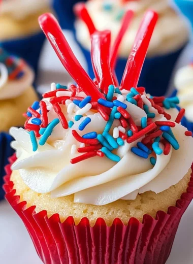 Firecracker Cupcakes