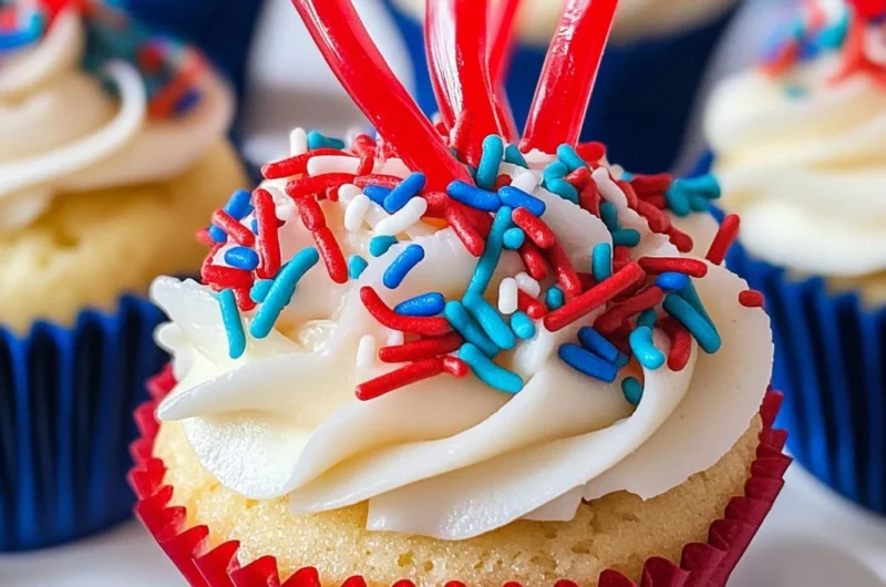 Firecracker Cupcakes