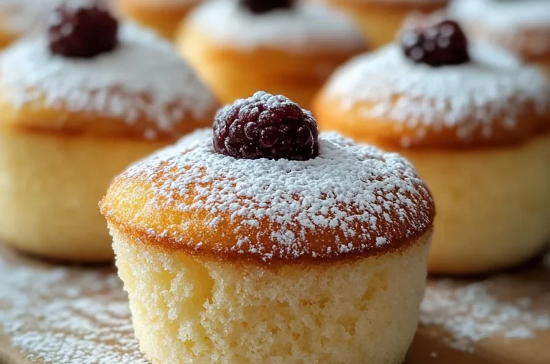 Fluffy Japanese Cotton Cheesecake Cupcakes