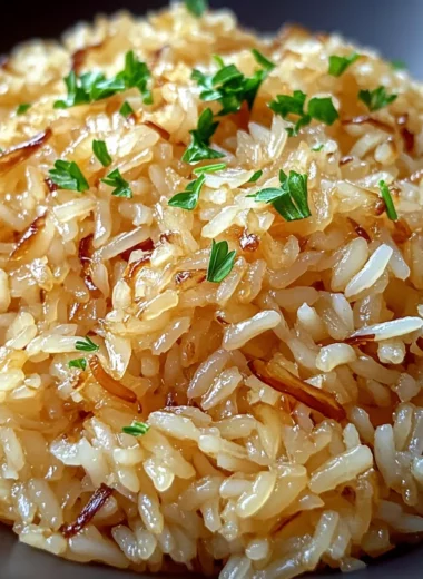 French Onion Butter Rice: The Cozy Dish You'll Want To Make Again And Again
