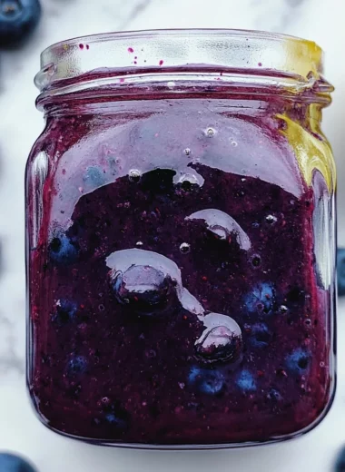 Fresh Blueberry Puree Recipe