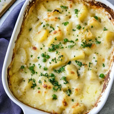 Green Chile Queso Potatoes