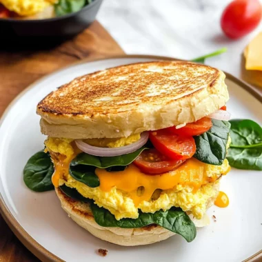 Healthy Breakfast Sandwich (A make-ahead recipe)