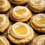 Honey Buttercream Cornbread Cookies