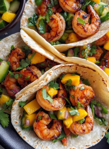 Honey Chipotle Shrimp Tacos