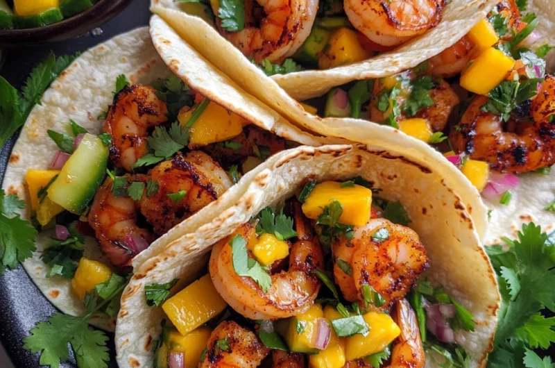 Honey Chipotle Shrimp Tacos