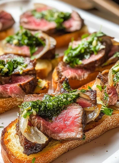 Irresistibly Delicious Steak Crostini