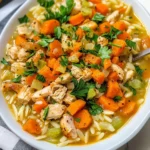 Lemon Chicken Orzo Soup