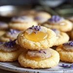 Lemon Lavender Thumbprint Cookies