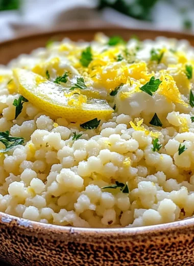 Lemon Parmesan Couscous