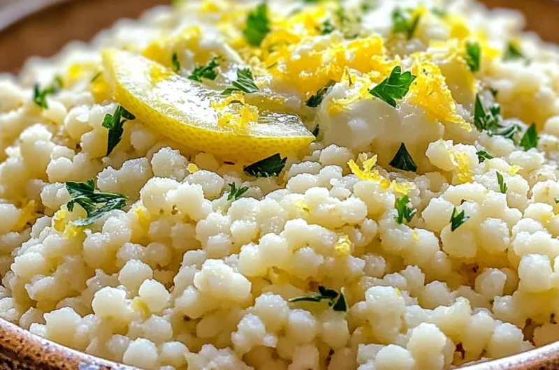 Lemon Parmesan Couscous