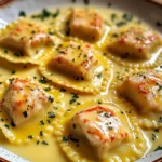 Lobster Ravioli in Lemon Butter Sauce