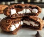 Marshmallow and Nutella Stuffed Chocolate Cookies