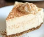 No Bake Eggnog Cheesecake with Gingersnap Crust