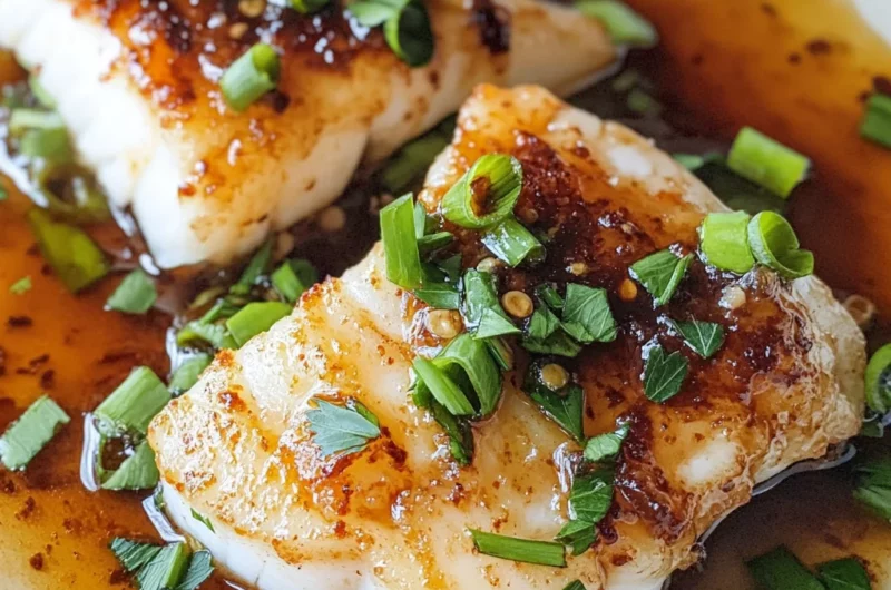 Pan-Seared Cod with Kentucky Bourbon