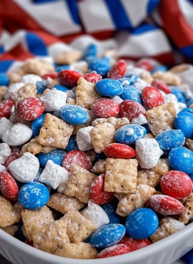 Patriotic Muddy Buddies