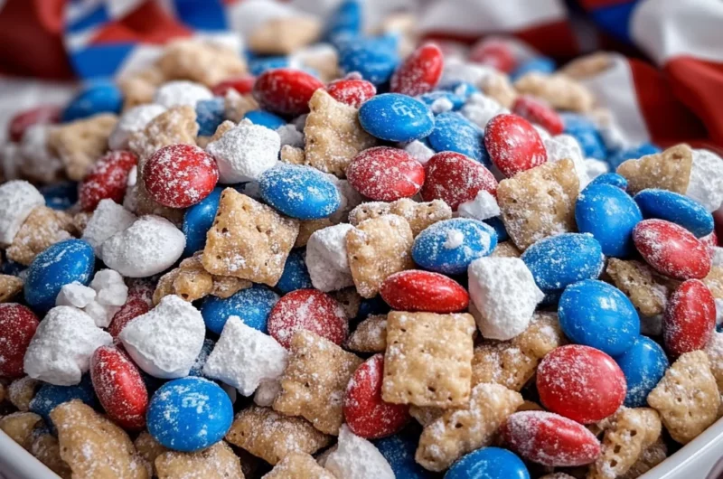 Patriotic Muddy Buddies
