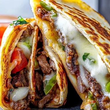 Philly Cheesesteak Quesadilla