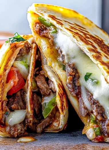 Philly Cheesesteak Quesadilla
