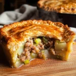 Pork, Leek, and Potato Pie