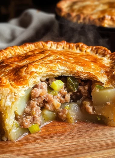 Pork, Leek, and Potato Pie