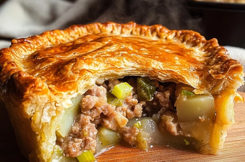 Pork, Leek, and Potato Pie