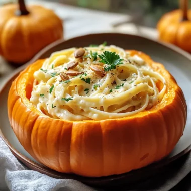 Pumpkin Alfredo Pasta Cauldrons – A Cozy & Magical Fall Dinner