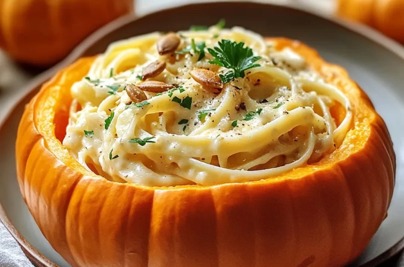 Pumpkin Alfredo Pasta Cauldrons – A Cozy & Magical Fall Dinner