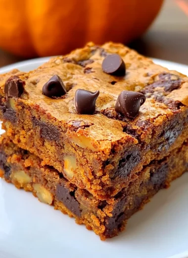 Pumpkin Spice Brownies