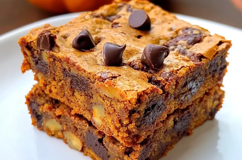 Pumpkin Spice Brownies