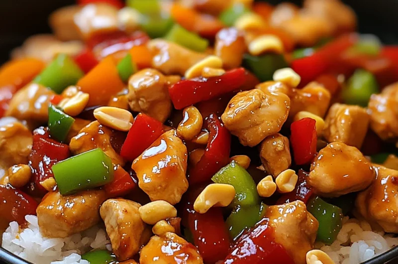 Quick Kung Pao Chicken Stir-Fry