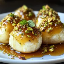 Ricotta Pistachio Honey Bites