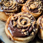 "Snickers" Cinnamon Rolls