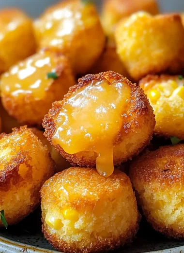Southern-Style Honey Butter Cornbread Poppers