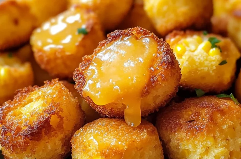Southern-Style Honey Butter Cornbread Poppers