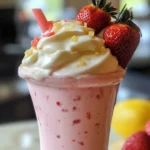 Strawberry Frosted Lemonade.