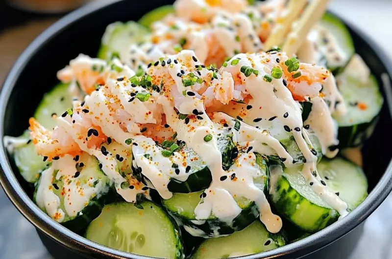 Sushi Cucumber Salad: Nutritious, Quick, and Full of Flavor