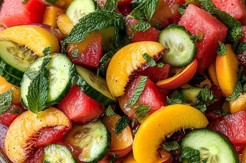 The Peach Watermelon Salad That Tastes Like Summer