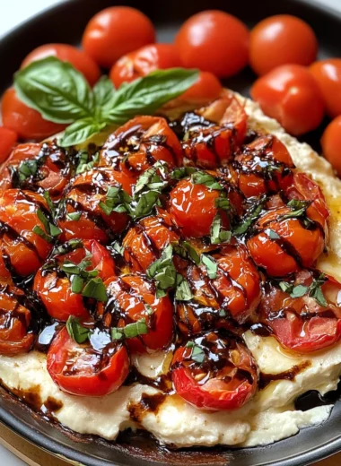 Three-Cheese Tomato Bruschetta Dip Recipe