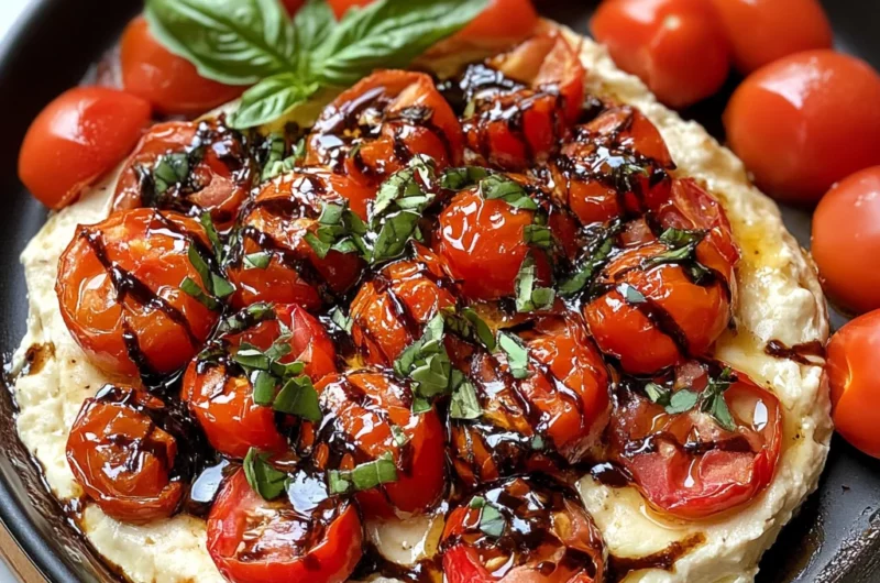 Three-Cheese Tomato Bruschetta Dip Recipe