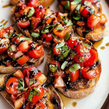 Tomato and Basil Bruschetta