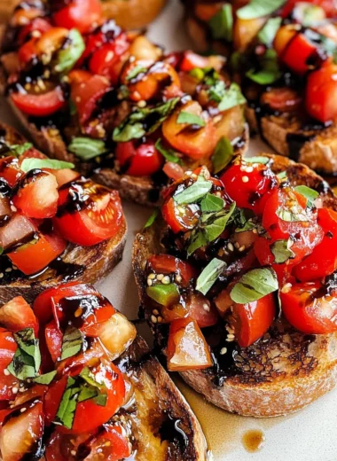 Tomato and Basil Bruschetta