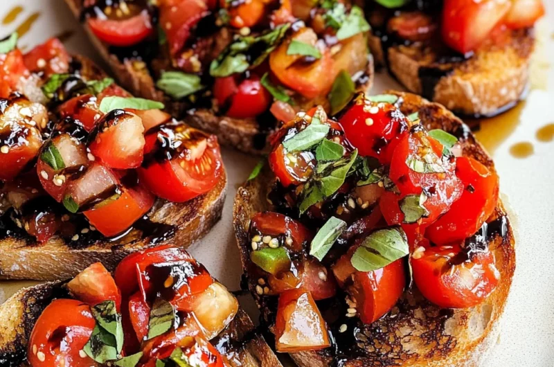 Tomato and Basil Bruschetta
