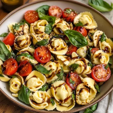 Tortellini Caprese Salad