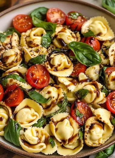 Tortellini Caprese Salad