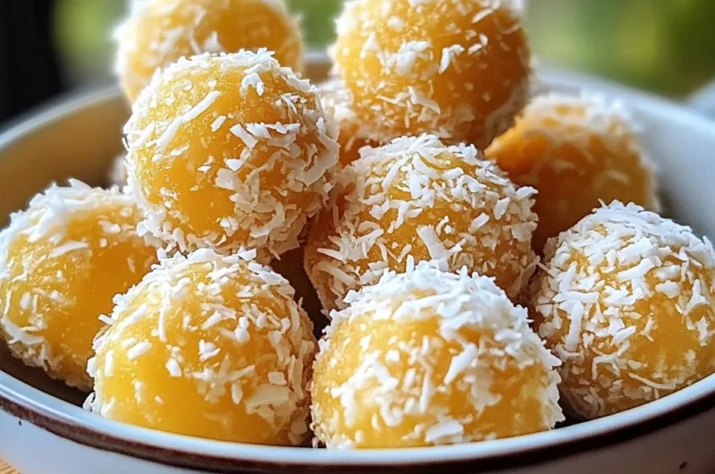 Tropical Pineapple Coconut Balls