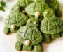 Turtle-Shaped Vegan Matcha Cookies (vegan, gluten free, wfpb)