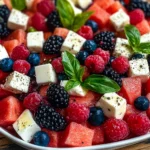 Watermelon Blueberry Salad